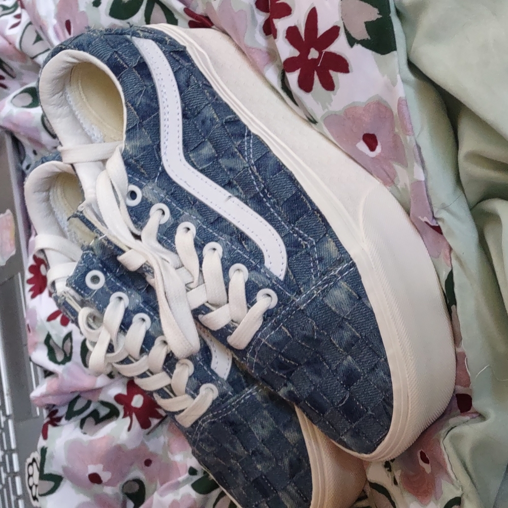 Vans denim platform